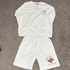 Casa Blanca Men's Long Sleeve Tee - White